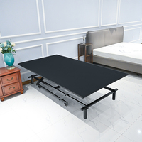 Cama de Hotel Eléctrica Ajustable en Altura con Control Remoto Inalámbrico, Tipo Split King, con Ruedas Universales Bloqueables