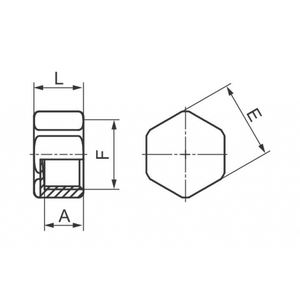 High Pressure Female Forged <b>Alloy</b> <b>Steel</b> Cap 1/4 Inch Food Grade Polished Surface Brass and Plastic Material with Box Packing - Product Image 3