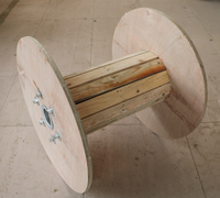 Carrete de Madera Resistente para Cable Eléctrico, Cable de Fibra Óptica y Rollos Industriales