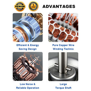 Suagan มอเตอร์พัดลมดูดควันในครัวแบบเฟสเดียว220V เสียงรบกวนต่ำใช้ในบ้านปล่องไฟ50Hz - Product Image 2