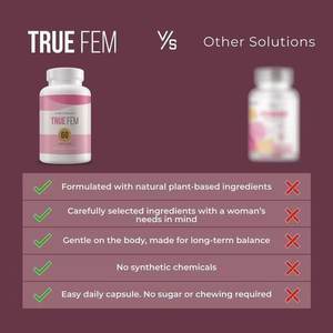 Complément alimentaire naturel à base de plantes en capsules pour femmes, 60 unités, marque privée, pour la santé quotidienne des femmes - Product Image 3