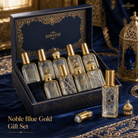 Flacons roll-on carrés en verre doré gaufré de luxe 10 ml pour huiles essentielles et parfums