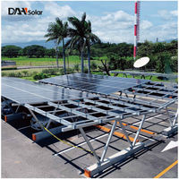 Abri solaire pour voitures, structure de montage photovoltaïque pour parking, système de carport solaire étanche