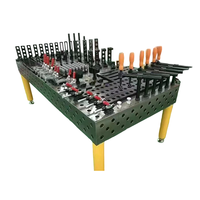 Table de soudage en fonte usinée CNC en Chine avec système de positionnement et de verrouillage pour plateforme de soudage en fonte
