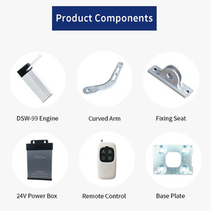 Thông minh tự động cổng 400kg dân cư đa chức năng gần hơn tự động hoạt động đôi Swing Door Opener nhà khai thác cho khách sạn - Product Image 3