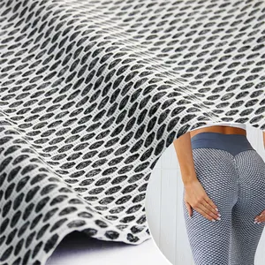 Euramerican tarzı örme spandex yoga pantolonu kumaş tayt