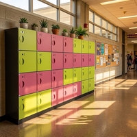Casiers d'école prix d'usine armoire étanche en plastique ABS intérieur et extérieur étanche à l'humidité