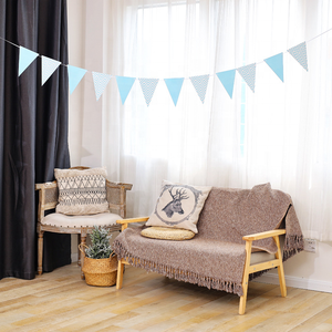 Modelos explosivos Multicolor String the flag 12 piezas Banners Flag con cuerda de 2,5 m para fiesta Navidad cumpleaños decoración - Product Image 5