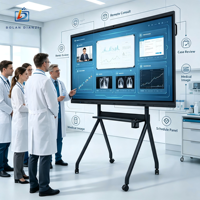 Tableau blanc interactif intelligent BOLAN 4K UHD avec écran tactile, processeur Intel Core I3/i5/i7, caméra 48MP - Utilisation professionnelle
