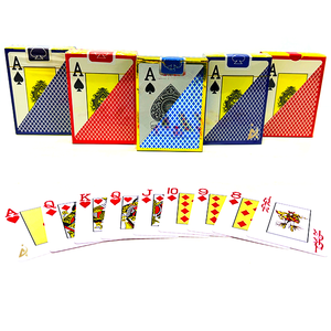 Commercio all'ingrosso di alta qualità di plastica impermeabile casinò Design Logo stampa Poker carte da gioco giochi da tavolo carte con scatola - Product Image 2