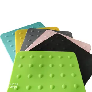 핫 셀러 2021 실리콘 Trivets 뜨거운 냄비-내열성 핫 패드 주방 카운터 다목적