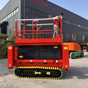 Harga Pabrik Hidrolik Elektrik Tipe Crawler Self Propelled <span class=keywords><strong>Scissor</strong></span> <span class=keywords><strong>Lift</strong></span> 4-18m Platform Kerja Udara Medan Kasar - Product Image 5