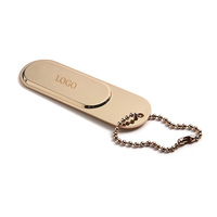 Miroir de Maquillage Portable Créatif en Métal, Luxe Léger, avec Housse en Cuir PU, Prise en Charge du LOGO Personnalisé