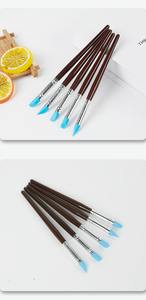 Outil d'argile stylo en silicone outil d'argile enlèvement d'empreintes digitales tête d'argile molle ensemble de 5 pièces enlèvement de marque et stylo de retouche - Product Image 5