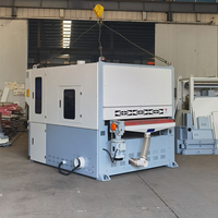 Machine de polissage et d'ébavurage des métaux avec brosse à vide, chanfreinage des bords, moteur de chanfreinage, haute sécurité, utilisation facile