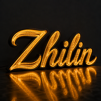 Miroir néon LED Zhilin, bande LED personnalisée, enseigne néon infinie, miroir infini néon intérieur/extérieur, enseigne néon CE Rohs pour piste de danse
