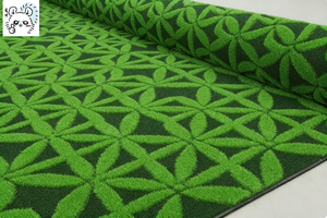 Gazon synthétique <span class=keywords><strong>de</strong></span> haute qualité, motif personnalisé 3D, vente directe d'usine, gazon artificiel, gazon vert, <span class=keywords><strong>rouleau</strong></span> <span class=keywords><strong>de</strong></span> gazon - Product Image 2