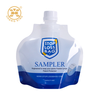 Pochette à bec verseur forme libre personnalisée recharge de savon en gel liquide pour le lavage des mains pochette debout en plastique de feuille d'aluminium Mylarbags