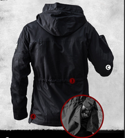 Blouson Bomber Homme Hiver Imperméable à Capuche Coupe-Vent Fin avec Poches pour Chasse Grande Taille – Vente en Gros