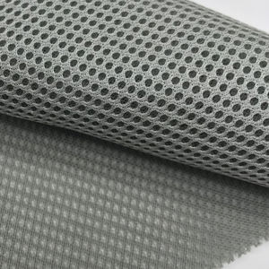 Tissu en maille 3D respirant épaissi 100 % polyester doré à mailles élastiques en forme d'œil d'oiseau - Product Image 6