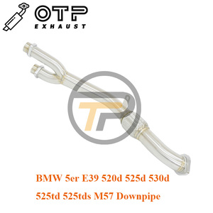 Tuyau d'échappement OTP pour BM 5er E39 520d 525d 530d <span class=keywords><strong>525td</strong></span> 525tds M57 tuyau de descente haute Performance SUS304 en acier inoxydable - Product Image 5