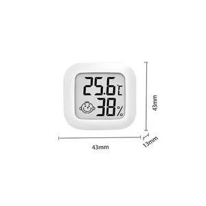 Digitales Temperatur messgerät innerhalb und außerhalb des Tier käfigs, Temperatur-und Feuchtigkeit messgerät