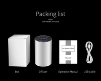 Diffuseur d'arômes de voiture à huile essentielle, fonctionnant sur batterie USB, avec logo personnalisé SDL, diffuseur de parfum intelligent rechargeable