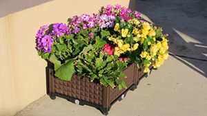 Venta Directa de Fábrica de Artículos de Jardinería: Macetas/<span class=keywords><strong>Jardineras</strong></span> Modulares Cuadradas de Plástico PP <span class=keywords><strong>para</strong></span> Exteriores. - Product Image 2