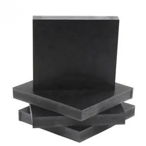 Genişletilmiş PVC levha hafif siyah pvc sert köpük 12mm (1/2 inç) siyah sert levha pet durumda için Ideal