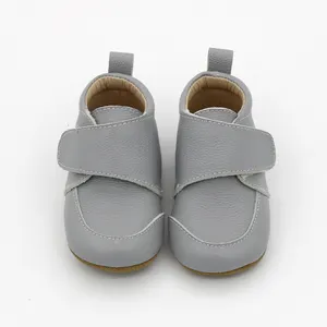 0-24 meses Baby Girl Boots Botas Do Bebê Ot Venda Nova Moda Quente Sapatos de Inverno De Couro Genuíno Unisex Velcro Sólido Expresso