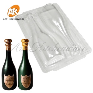 AK Beer <strong>Bottle</strong> <strong>Shape</strong> 3D <strong>Chocolate</strong> Plastic Tray Custom Moldes De <strong>Chocolate</strong> Mold <strong>Chocolates</strong> Bar Bomb Ball Making Candy Mold POM17