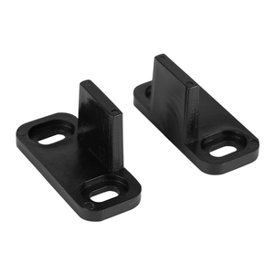 RHETECH Ajustable Negro <span class=keywords><strong>Hierro</strong></span> Forjado y Latón Puerta Corredera <span class=keywords><strong>de</strong></span> Granero Guía <span class=keywords><strong>de</strong></span> Suelo Tornillo Instalación Herrajes <span class=keywords><strong>para</strong></span> <span class=keywords><strong>Puertas</strong></span> <span class=keywords><strong>de</strong></span> Madera <span class=keywords><strong>de</strong></span> Granero - Product Image 5