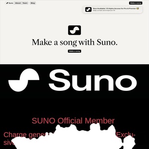 Suscripción de miembro Sunoai <span class=keywords><strong>Suno</strong></span> AI recarga cuenta exclusiva soporte de generación de música último sistema operativo V4 Internet Stock - Product Image 4