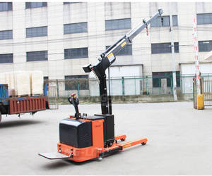 Grúa de tienda giratoria eléctrica Grúa eléctrica de una sola tienda Apilador eléctrico Transpaleta Carretilla elevadora diésel Pasillo muy estrecho - Product Image 2