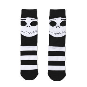 2024 Trendige Cartoon-Baumwollsocken für Männer und Frauen mit Ursula, Maleficent, Jack Skellington, Sally, Lustige Paar-Charaktere, Anime, Fröhliche Lange Crew-Socken - Product Image 4