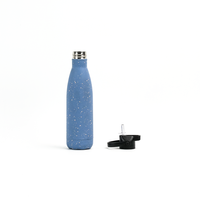 Bouteille isotherme sous vide 500 ml en acier inoxydable à double paroi, thermos pour les voyages en plein air, le fitness, garde au chaud et au froid pendant 24h