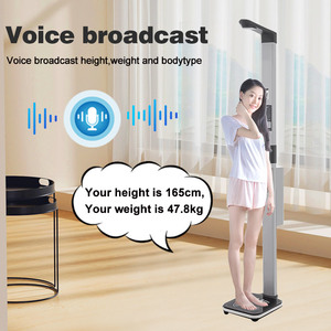 เครื่องชั่งน้ำหนักและวัดส่วนสูงอัตโนมัติแบบเสียงพูดอัจฉริยะ พร้อมฟังก์ชันตรวจสุขภาพและวัดไขมันในร่างกาย - Product Image 4