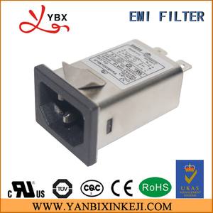 <span class=keywords><strong>Filtre</strong></span> d'alimentation de ligne à bas <span class=keywords><strong>prix</strong></span> AC 220V 1A 3A 6A 10A IEC320 3 broches série IEC filtres de prise chanter phase EMI - Product Image 4