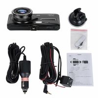 Haute définition 1296P écran tactile voiture montage Dash Cam 4 pouces nouvelle image inversée DVR WDR Vision nocturne caché double enregistreur de conduite