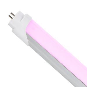 Tubo LED T8 1200 mm 17W rosa, connessione laterale, ideale per illuminazione decorativa e ambienti festivi. - Product Image 1