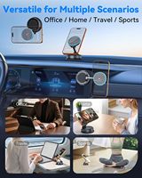 Chargeur de voiture sans fil OEM avec logo personnalisé, base magnétique à ventouse 15W, emballage personnalisé à marque privée pour votre entreprise