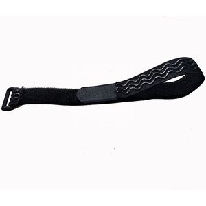 Sangle de batterie en silicone personnalisée antidérapante avec fermeture auto-agrippante, sangles élastiques noires résistantes et flexibles avec fermeture auto-agrippante - Product Image 1