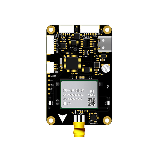 BG-508 ZED-F9P GNSS RTK Module QMC5883L Compass CAN Interface GPS BDS Positioning Unit Beitian