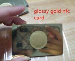 Matte Vàng NFC thẻ kim loại RFID giao diện truyền thông cho khách sạn và các ứng dụng thanh toán - Product Image 3