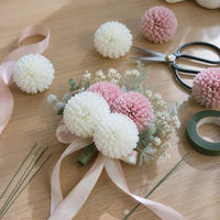Têtes de fleurs de chrysanthème en soie en gros, 8 couleurs, pour DIY, corsage, accessoires pour cheveux, bouquet de mariage, artisanat, vase, décoration intérieure