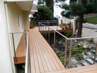 Câble de rail de balcon en acier inoxydable, clôture moderne, câble vertical/de sécurité, utilisation en extérieur
