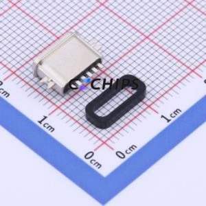 TYPE-C 6PFS 2JCB0.8-H6.7 IPX8 USB Connector SMD Connector Type-C USB 3.1 Female Sink Board - Product Image 2