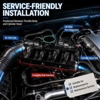 Ansaugkrümmer-Baugruppe OE 06H133201 06H133201AF 06H133201AN für VW Audi Skoda EA888 2.0T Motor Auto-Reparatur-Ersatzteile