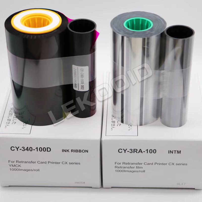カードプリンター CY-340-100 フィルムリボン CY-3RA-100 JVCケンウッド社製「純正品」インクリボン 型番：CY-P340A(CY+