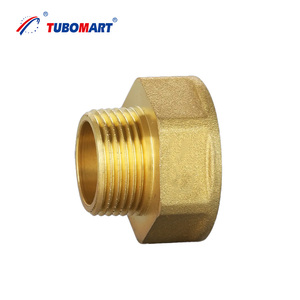 Raccords en laiton OEM à vis BSP 1/2'' femelle et 3/4'' mâle, union droite pour <span class=keywords><strong>tuyau</strong></span> en <span class=keywords><strong>cuivre</strong></span>, <span class=keywords><strong>tuyau</strong></span> <span class=keywords><strong>multicouche</strong></span> PAP et <span class=keywords><strong>tuyau</strong></span> PEX - Product Image 3